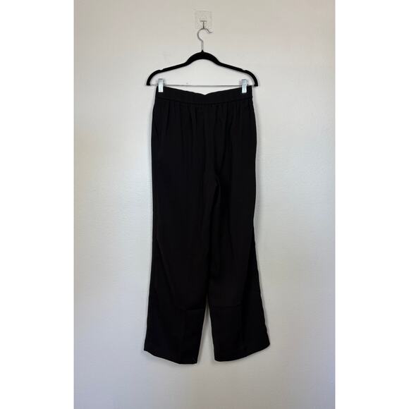 NWT Quince Stretch Crepe Classic Trouser in Black 8 - Picture 3 of 7